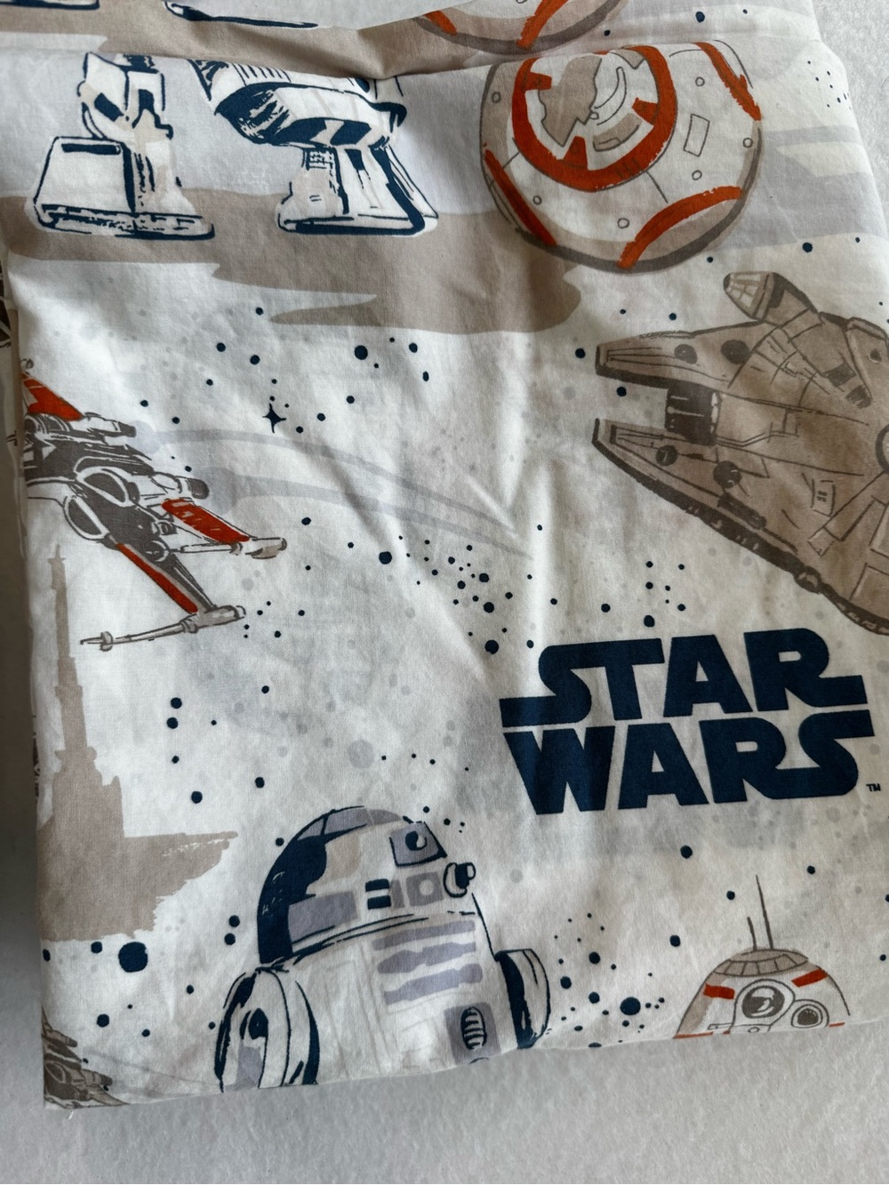 Pottery Barn Kids-Star Wars 100% Organic Cotton Galactic Sheet Set- Size Full - Picture 2 of 6